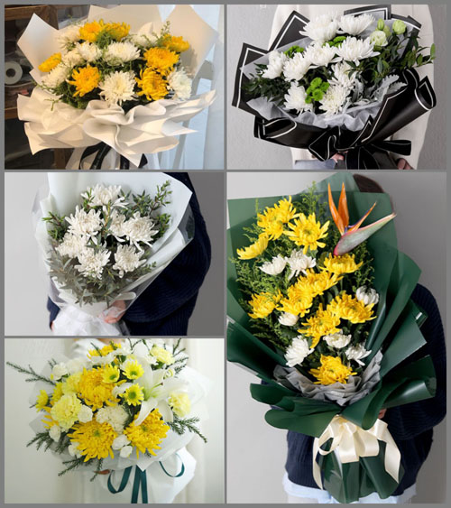 福建福州长乐市航城街道航辉社区白事花束代送